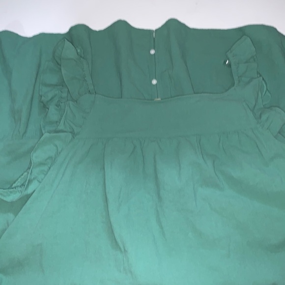 Universal Thread Women's Flutter Sleeveless Short Dress - Green‎ - Picture 4 of 13